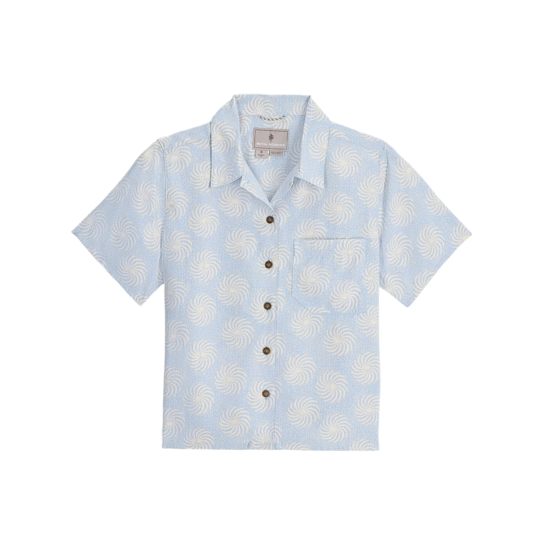 Women's Camino Pucker Short Sleeve Button Shirt - Image 5