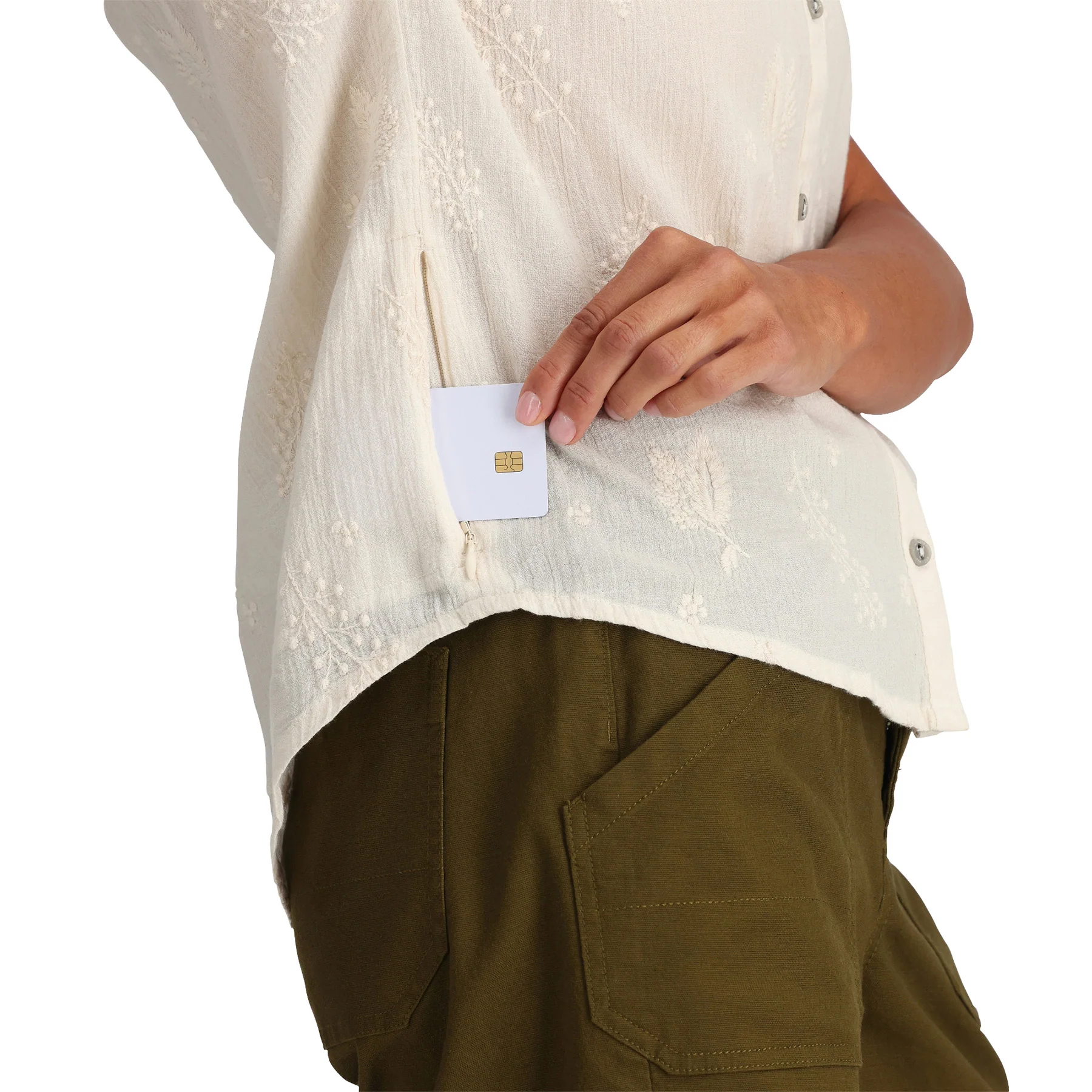 Women's Oasis Button Shirt - Image 5