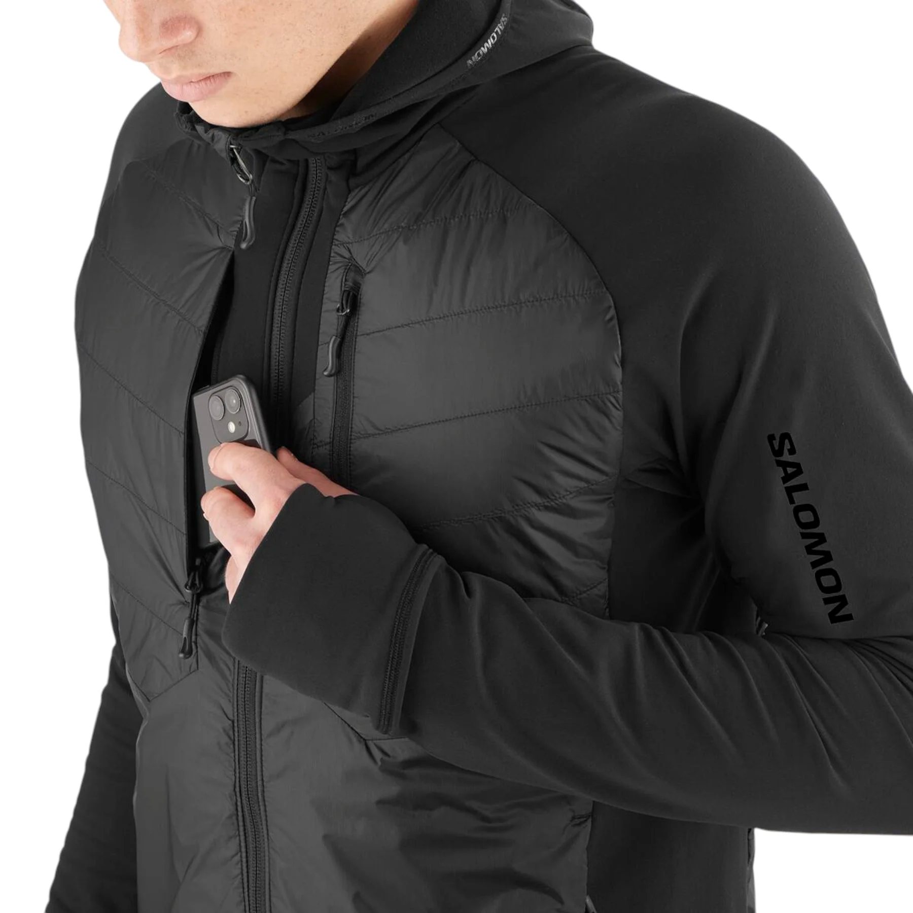 Men's Elixir Hybrid Hooded Insulated Jacket - Image 5