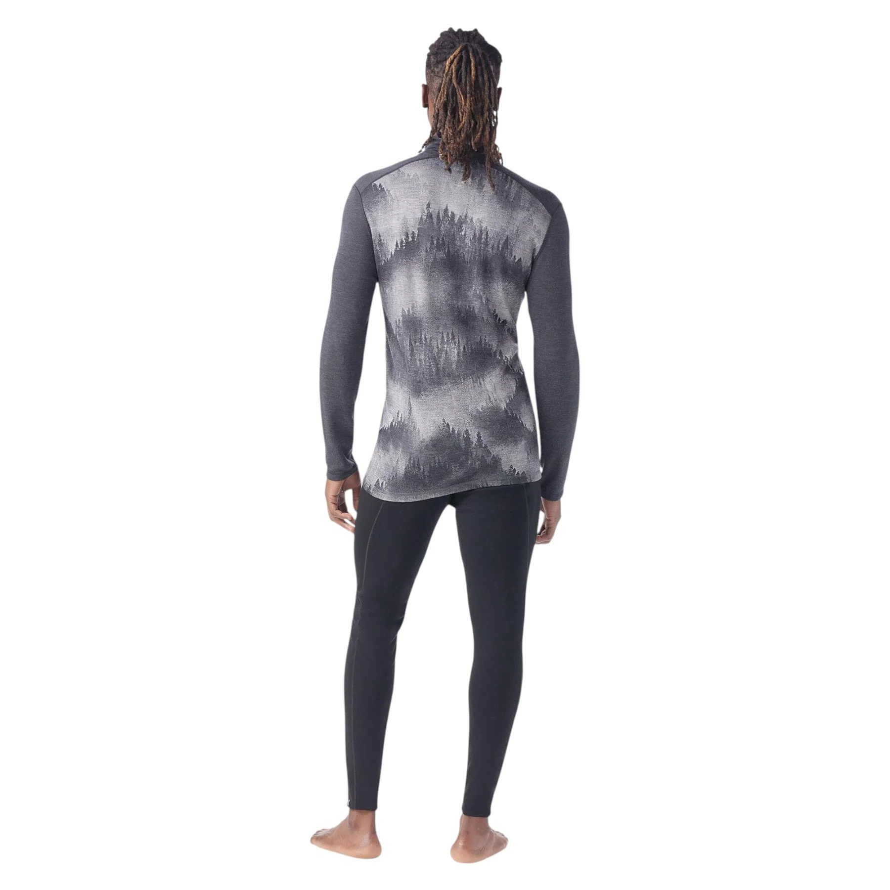 Men's Classic Thermal Merino Base Layer 1/4 Zip Shirt - Image 2