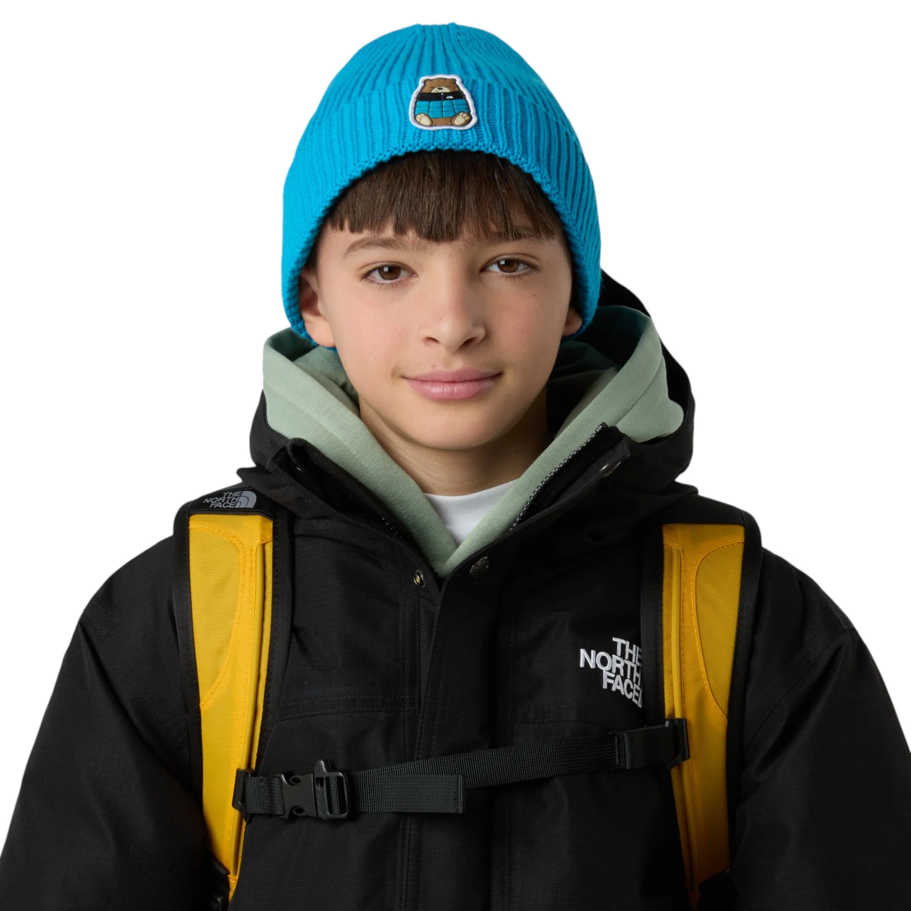 Kids' TNF Logo Box Cuffed Beanie - Image 5