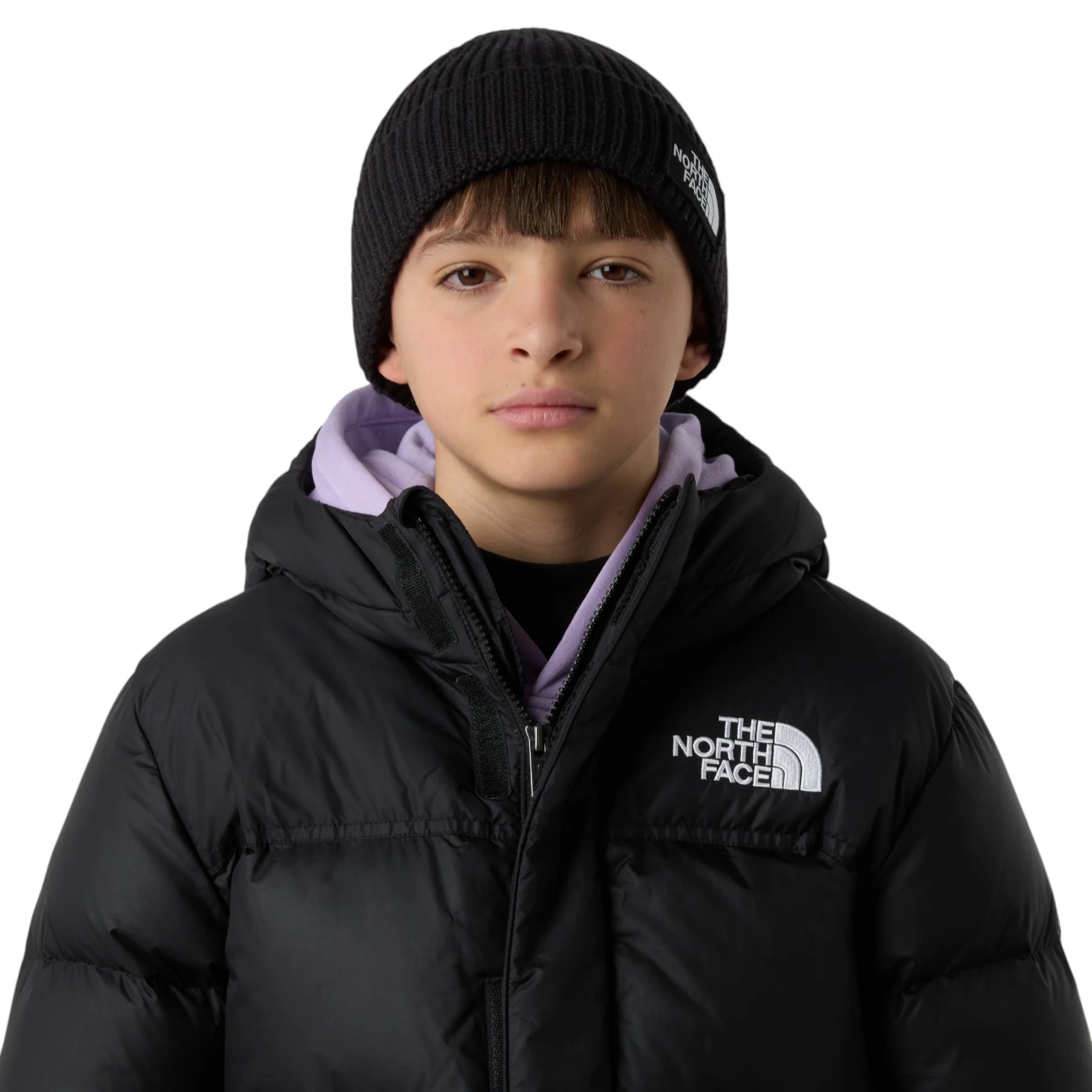 Kids' TNF Logo Box Cuffed Beanie - Image 8