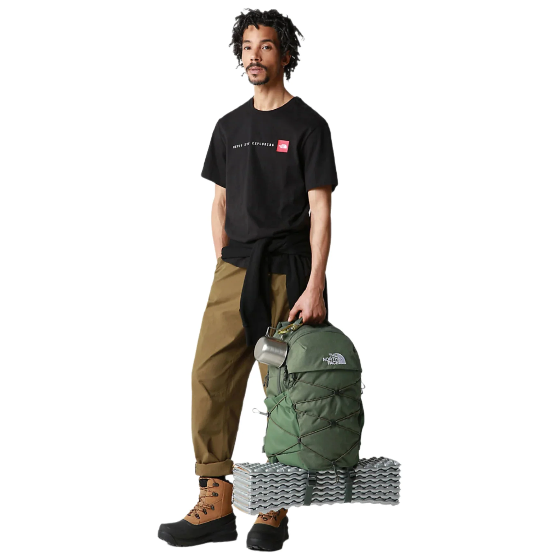 Men's Short Sleeve Never Stop Exploring T-Shirt - Image 10