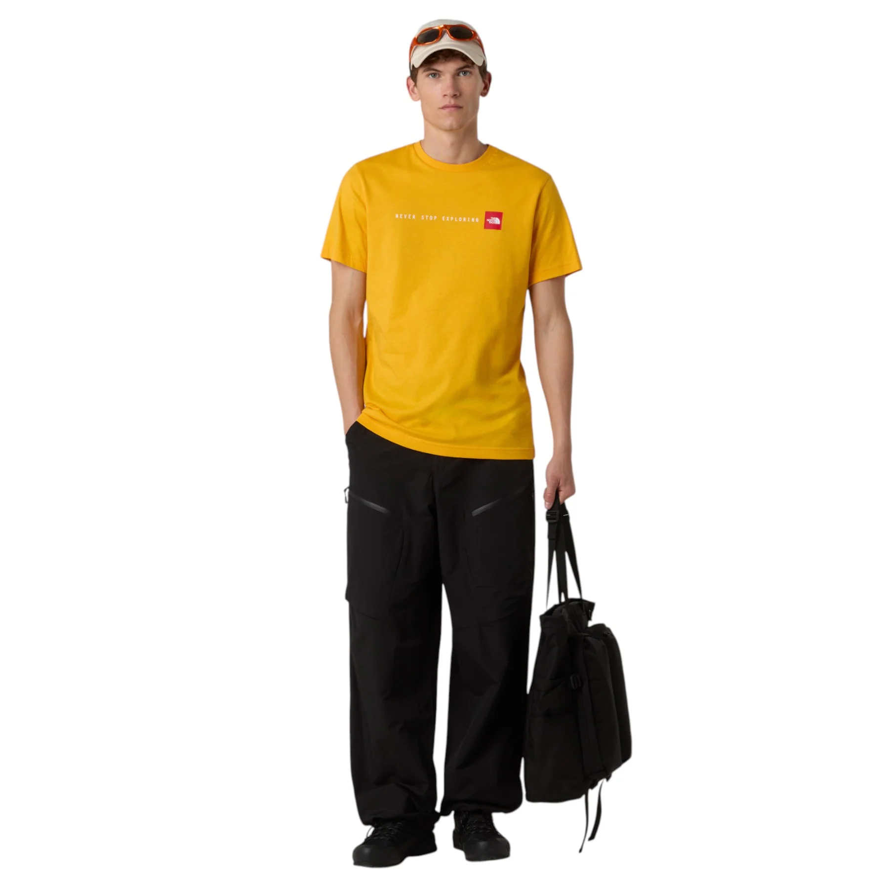 Men's Short Sleeve Never Stop Exploring T-Shirt - Image 3