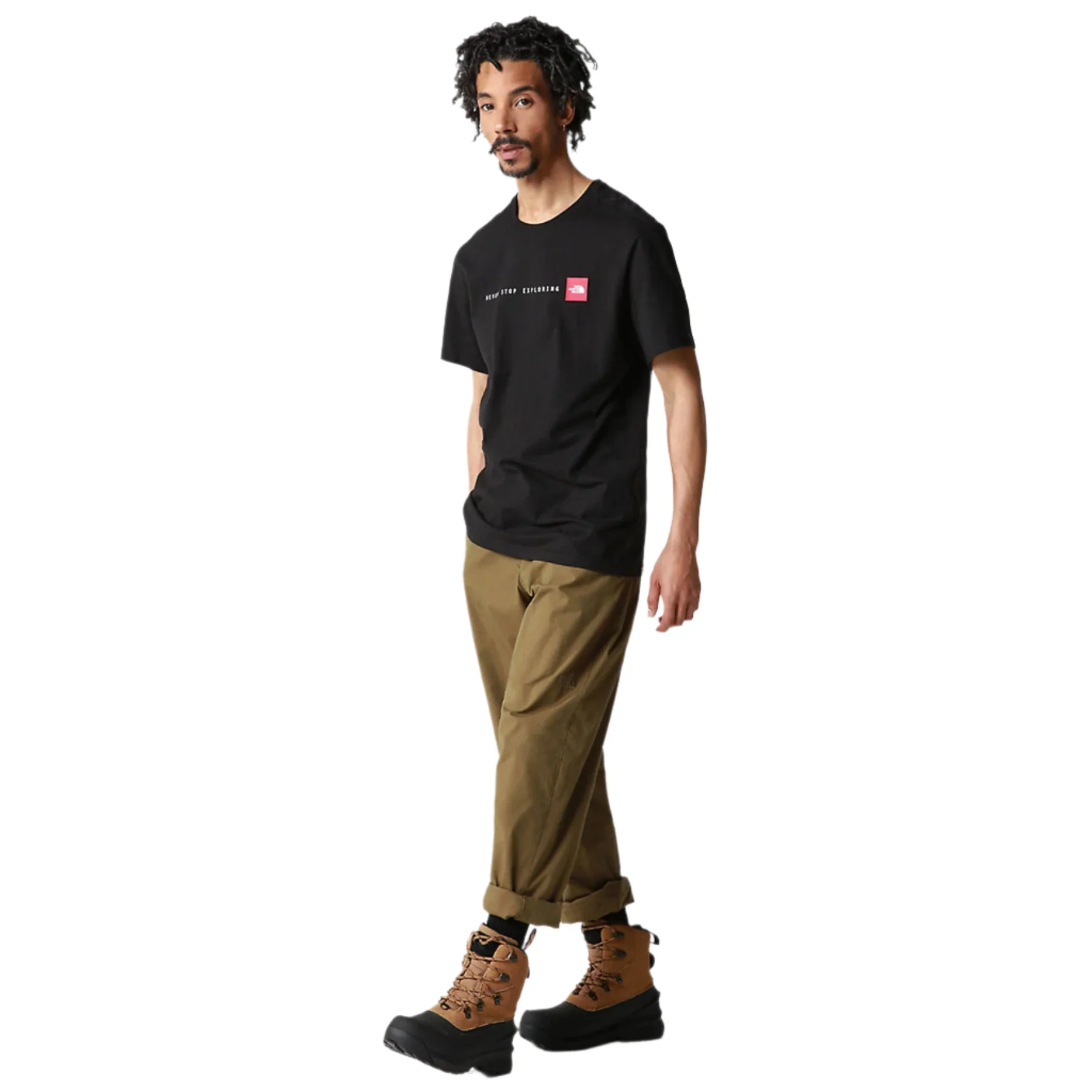 Men's Short Sleeve Never Stop Exploring T-Shirt - Image 9