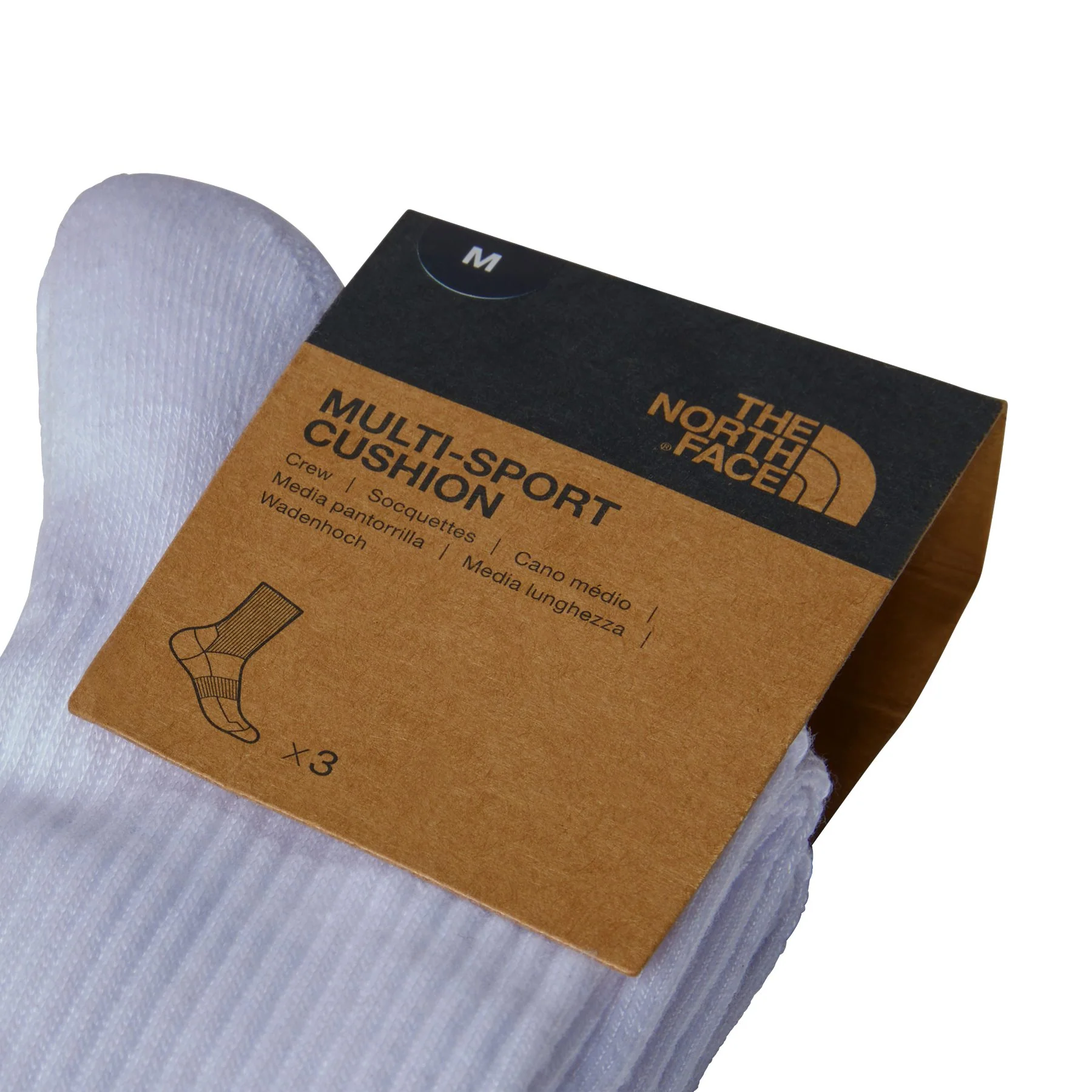 Multi Sport Cush Crew Socks - 3 Pack - Image 5