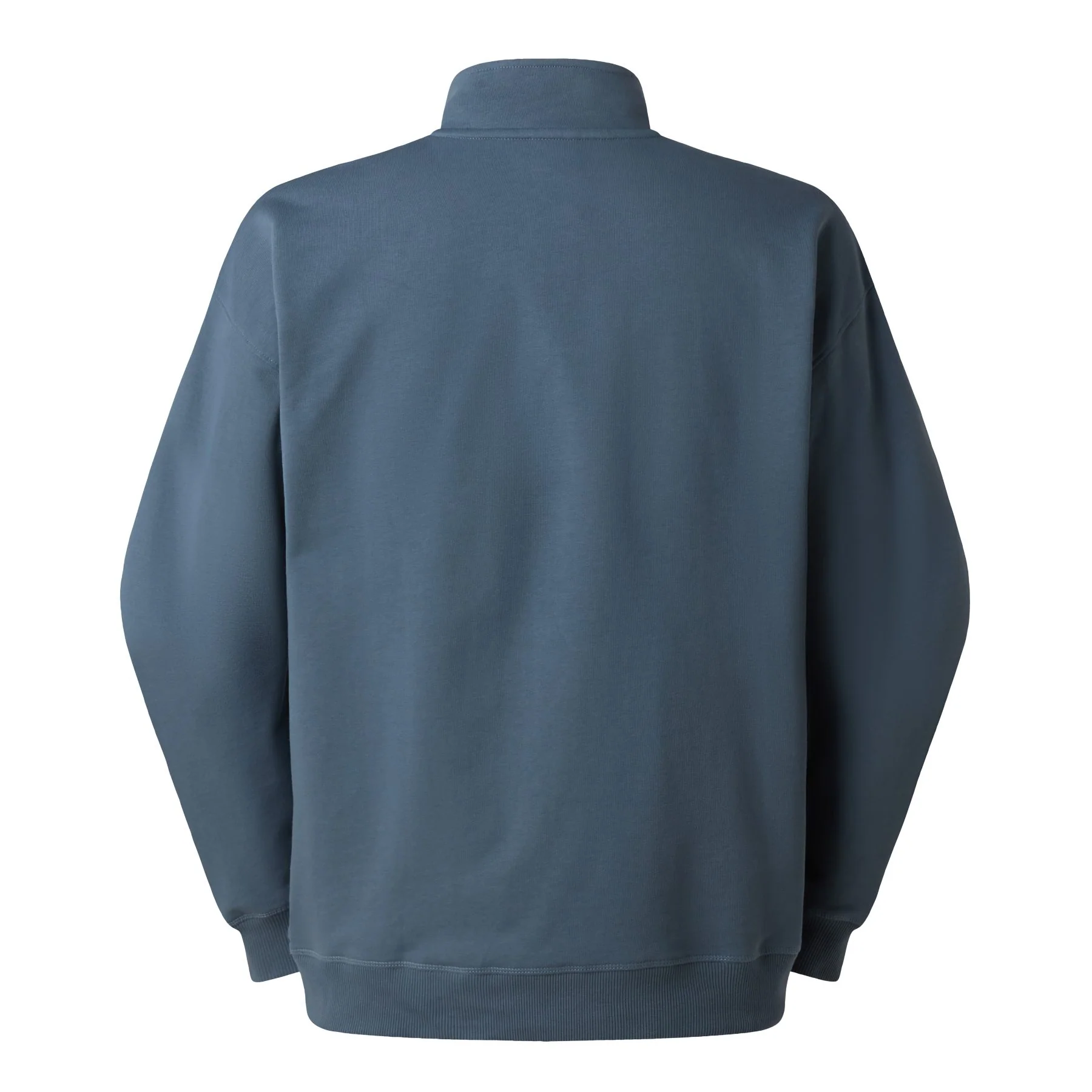 Unisex Essential Light Relaxed 1/4 Zip Crew Sweatshirt - Image 6