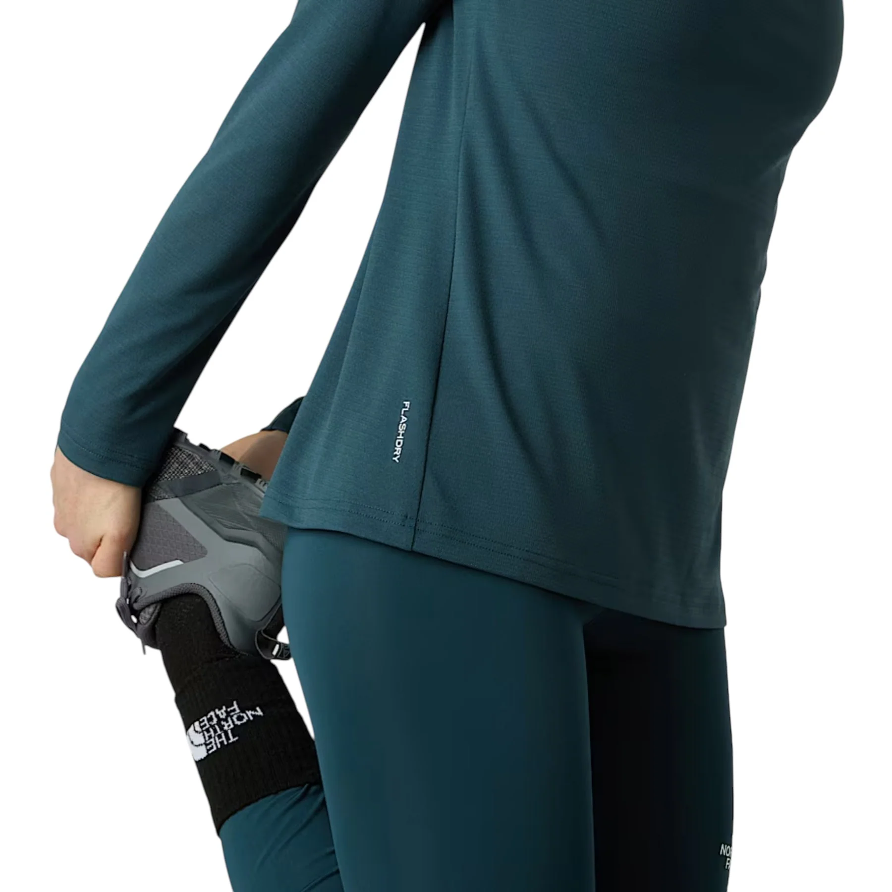 Women’s Flex Slim 1/4 Zip Long-Sleeve Top - Image 11