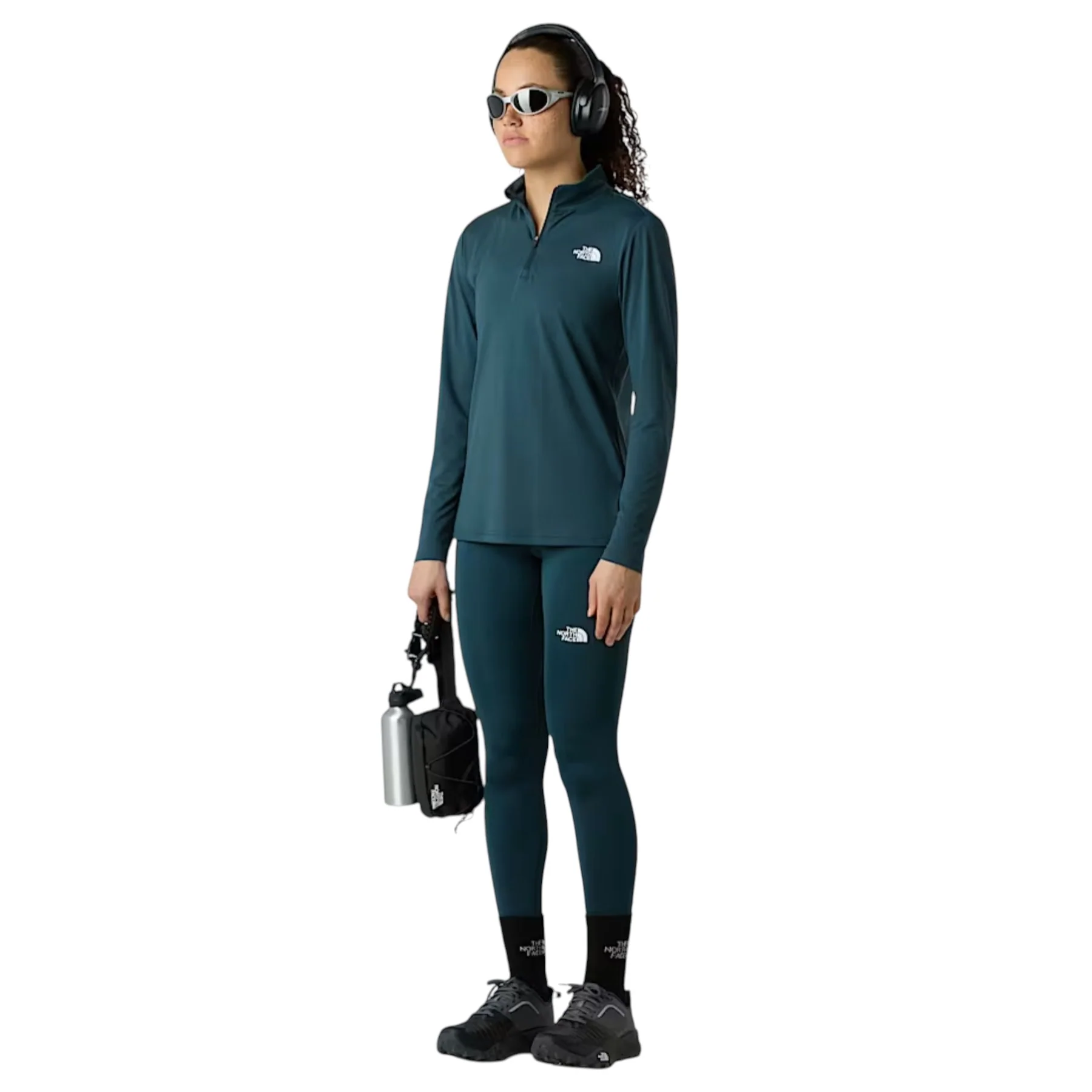 Women’s Flex Slim 1/4 Zip Long-Sleeve Top - Image 9