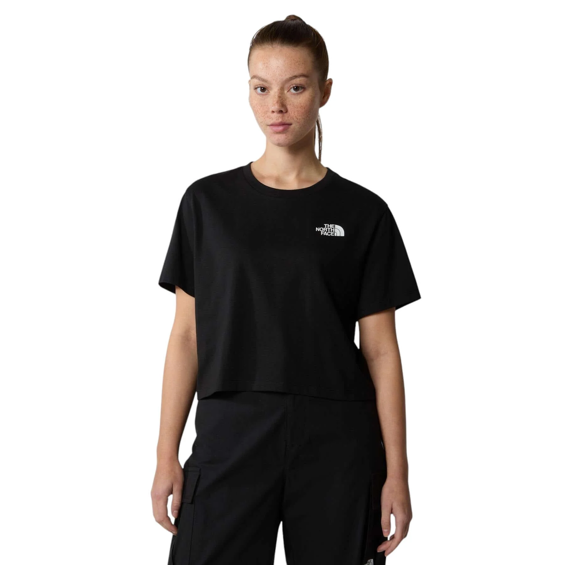 Women's Simple Dome Cropped Slim T-Shirt - Image 6