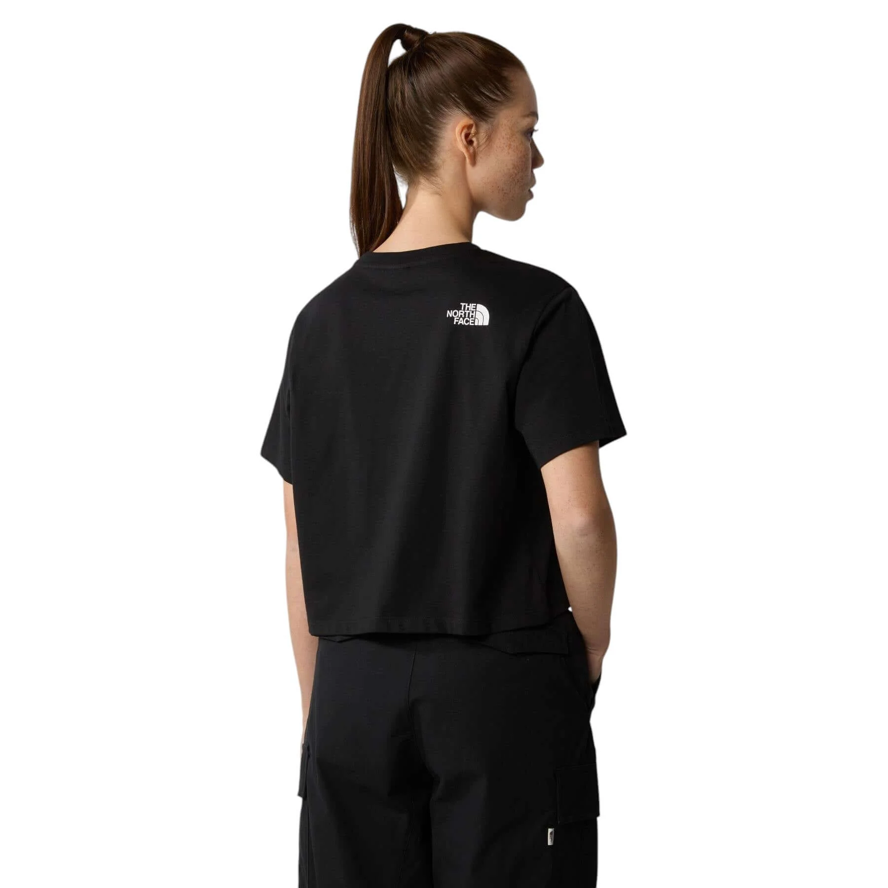 Women's Simple Dome Cropped Slim T-Shirt - Image 7