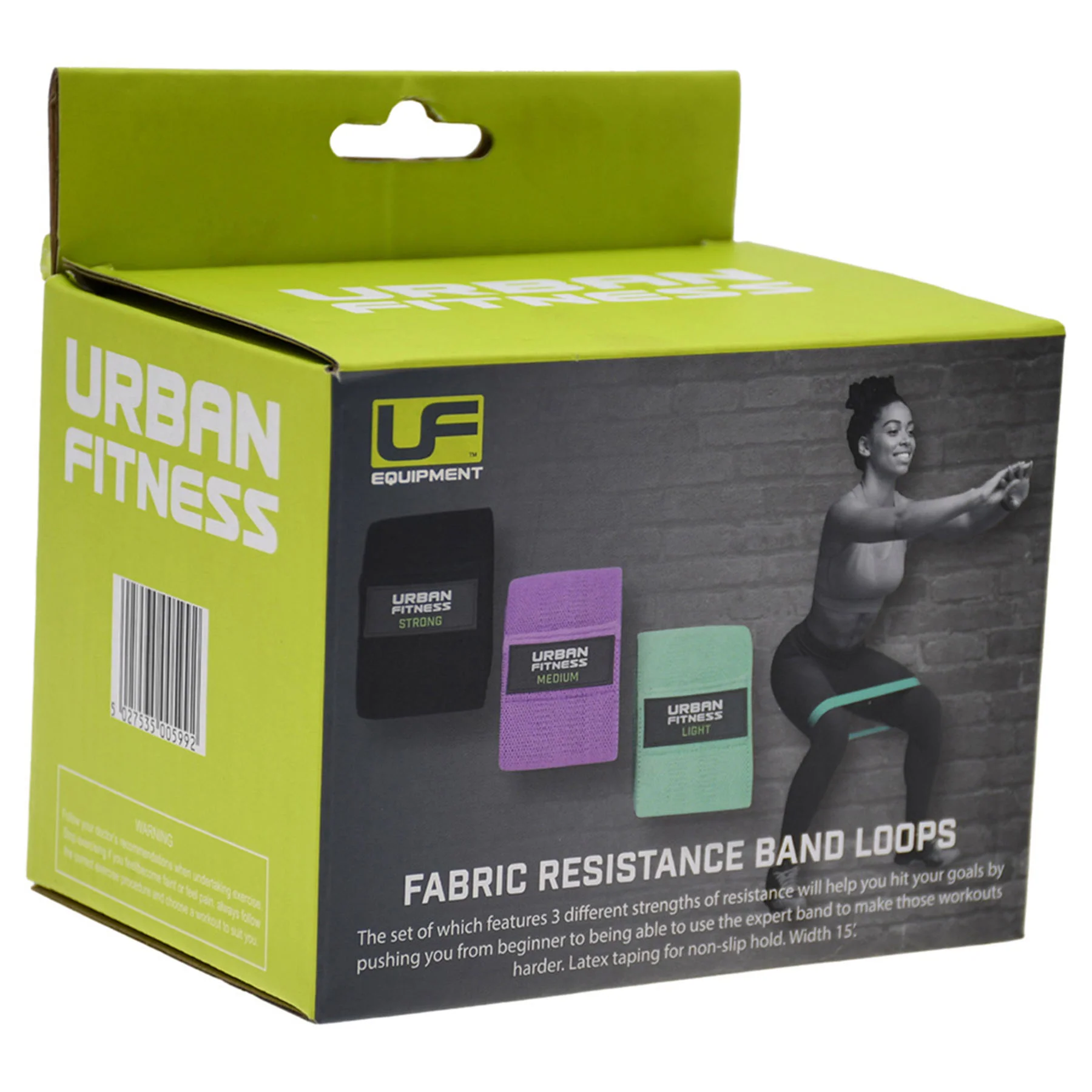Fabric Resistance Band Loop (Set of 3) 15 Inch - Image 2