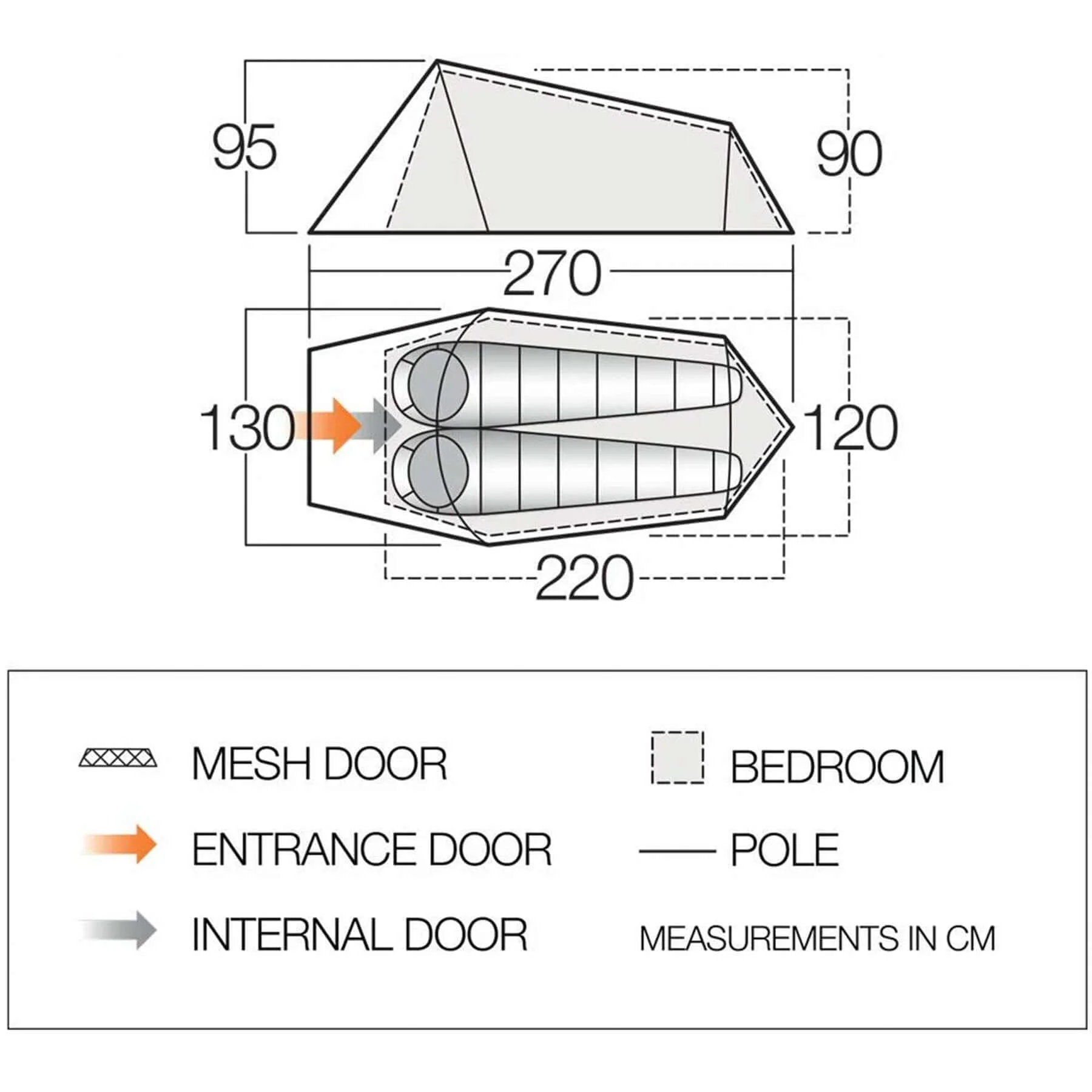 Soul 200 - 2 Person Adventure Tent - Image 2