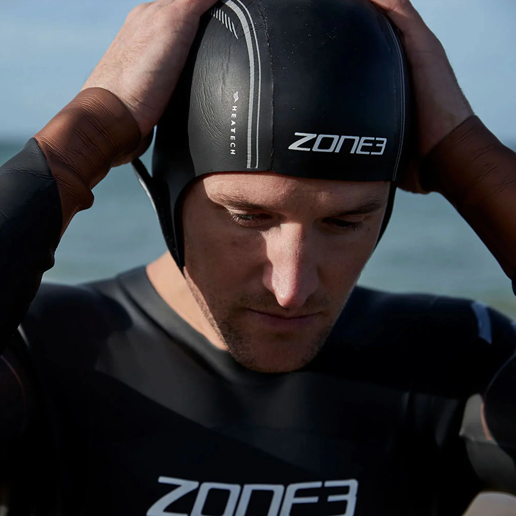 Neoprene Heat Tech Swim Cap - Image 5